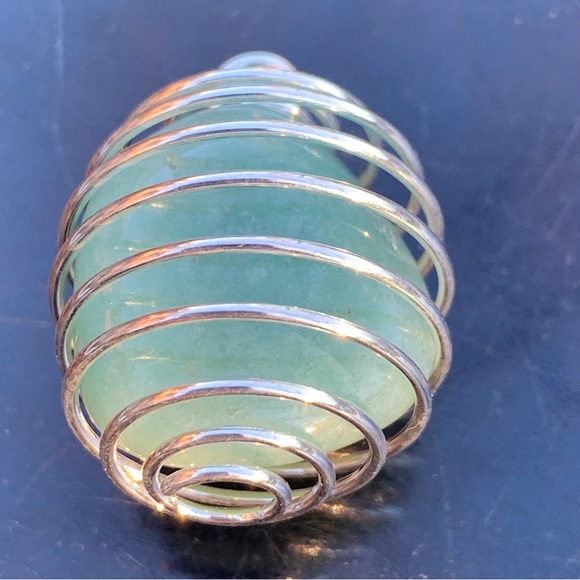 Aventurine Zenergy Gems Tumble Stone Crystal Pendant + 20" Stainless Steel Chain - Picture 10 of 17